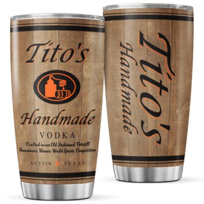 TitoS Handmade Vodka Stainless Steel Tumbler 20Oz30Oz 1